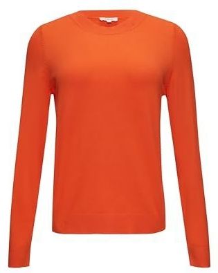 s.Oliver - Trui - Donkoranje - Knitwear - Lange Mouw