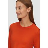 s.Oliver - Trui - Donkeroranje - Knitwear - Lange Mouw
