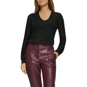 Gebreide Trui - Effen - Knitwear - Ronde Hals - Lange Mouw - Normale Pasvorm