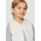 s.Oliver - Indoor-Weste - Mouwloos Vest - Pluche Imitatiebont