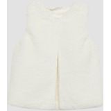 s.Oliver - Indoor-Weste - Mouwloos Vest - Pluche Imitatiebont