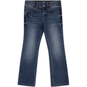 Jeans - Betsy - Regular Fit - Mid Rise - Flared Leg - Glinsterende Krijtstrepen