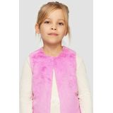 s.Oliver - Indoor-Weste - Mouwloos - Pluche Imitatiebont