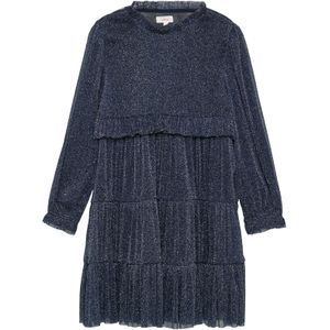 s.Oliver - Junior - Jurk - Glitter - Meisjes - Zwart - Jersey