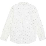 s.Oliver - Overhemd - Marine/Wit - Regular Fit - Lange Mouw