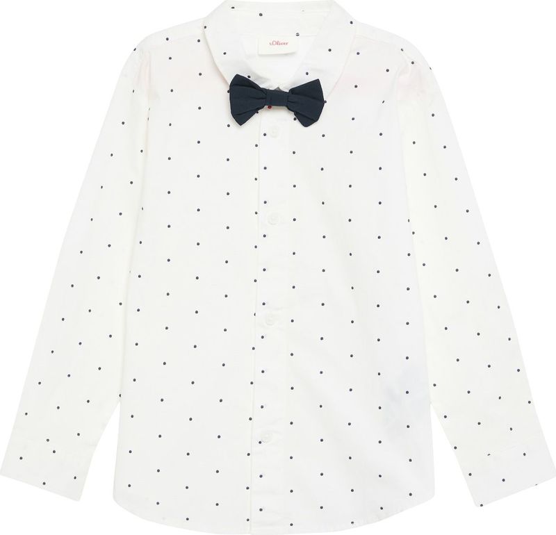 s.Oliver Overhemd  marine / wit