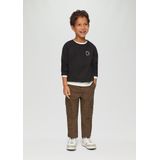 s.Oliver - Pelle - Broek - Bruin - Katoen, Cargozak, Elastische Band