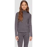 s.Oliver - eosine - Trui - Rood - Knitwear - Opstaande Kraag