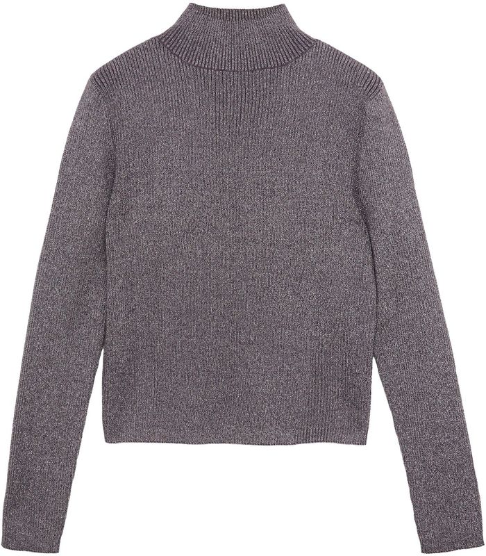 s.Oliver - eosine - Trui - Rood - Knitwear - Opstaande Kraag