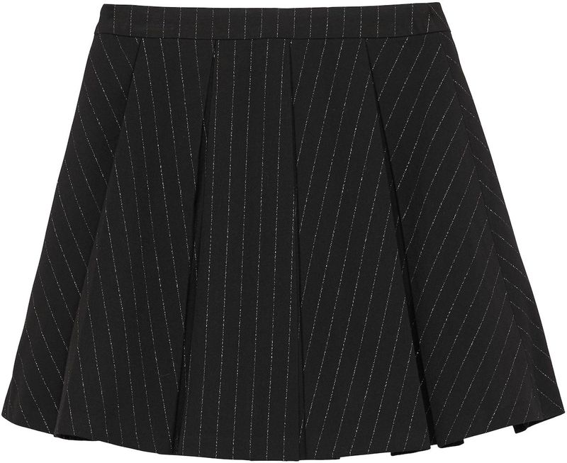 Rok - Gestreept - Plooirok - Glitterend - Korte Lengte