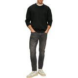 Sweater - Effen - Sweatstof - Ronde Hals - Lange Mouw