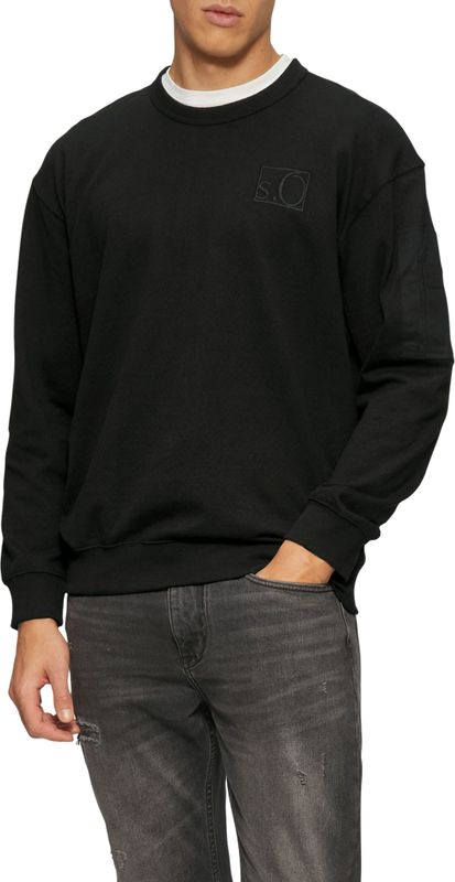 Sweater - Effen - Sweatstof - Ronde Hals - Lange Mouw