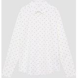 Overhemd - All-over Patroon - Katoen - Slim Fit - Lange Mouw