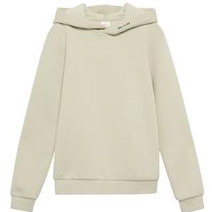 s.Oliver - Sweatshirt - Beige/Wit - Capuchon - Lange Mouw