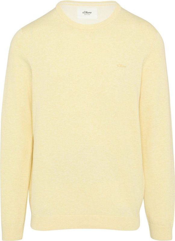 s.Oliver - Trui - Geel Gemêleerd - Lange Mouw