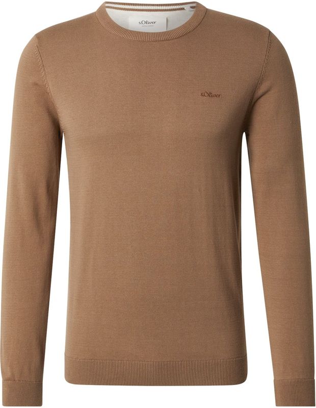 Gebreide Trui - Effen - Knitwear - Lange Mouw