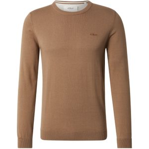 Gebreide Trui - Effen - Knitwear - Lange Mouw