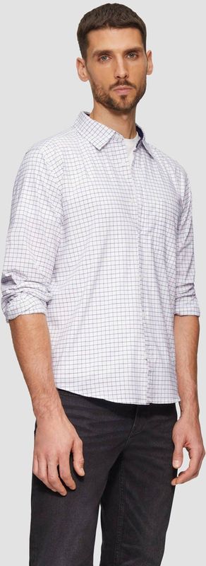 Overhemd - Geruit - Katoen - Regular Fit - Lange Mouw