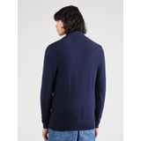 Gebreid - Vest - Effen - Knitwear - Opstaande Kraag, Lange Mouw