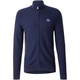 Gebreid - Vest - Effen - Knitwear - Opstaande Kraag, Lange Mouw