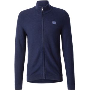 Gebreid - Vest - Effen - Knitwear - Opstaande Kraag, Lange Mouw