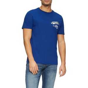 T-shirt - Katoen - Heren - Normale Pasvorm - Ronde Hals - Opvallende Print