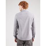 s.Oliver - Overhemd - Blauw - Lange Mouwen - Seersucker