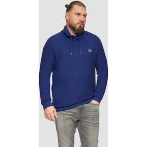 Gebreide Trui - Slim-fit - Sjaalkraag - 100% Katoen