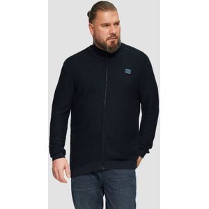 s.Oliver - 5978 - Gebreid Vest - Met Logo-patch