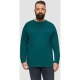 s.Oliver Big Size - Pullover - Petrol - Fijn Gebreid