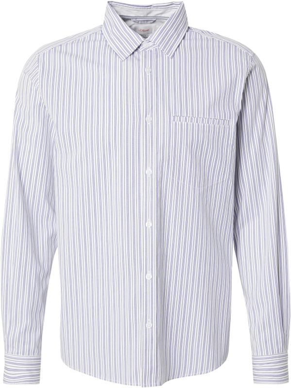s.Oliver - Hemd - Casual - Met Strepen - Normale Pasvorm