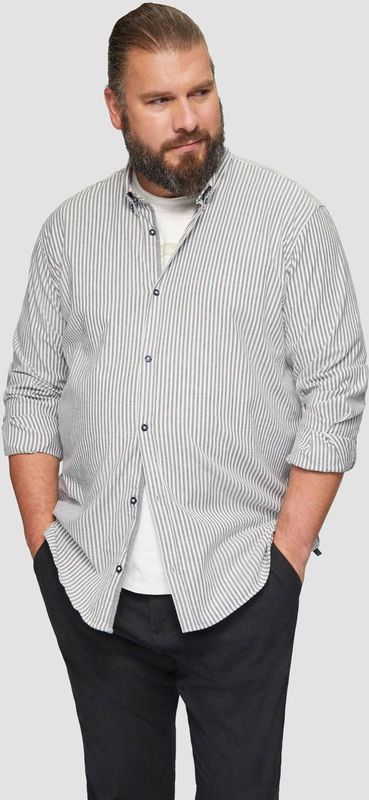 Shirt - Gestreept Oxford - Regular Fit - Casual Chambraystof