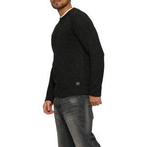 Gebreide Trui - Mélange - Knitwear - Ronde Hals - Lange Mouw