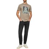 Shirt - Jersey - Ronde Hals - Motiefprint - Normale Pasvorm - Kwartmouw