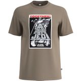 Shirt - Jersey - Ronde Hals - Motiefprint - Normale Pasvorm - Kwartmouw