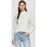 s.Oliver - Trui - Pastelgroen - Knitwear - V-hals