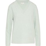 s.Oliver - Trui - Pastelgroen - Knitwear - V-hals