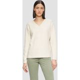 s.Oliver - Trui - CrÃ¨me - Knitwear - V-hals