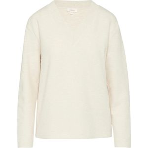 s.Oliver - Trui - CrÃ¨me - Knitwear - V-hals