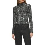 s Oliver - T-shirt - Vrouwen - 98A2 GREY BLACK