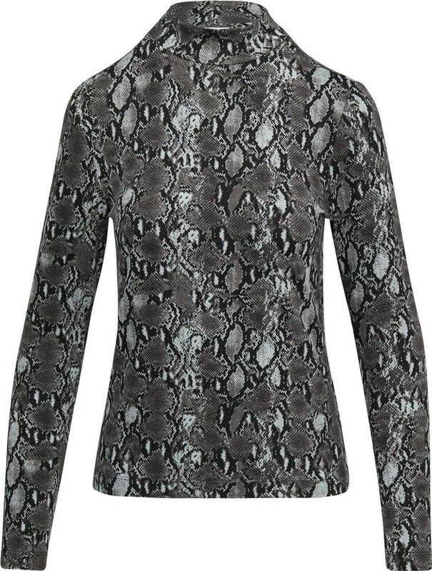 s Oliver - T-shirt - Vrouwen - 98A2 GREY BLACK