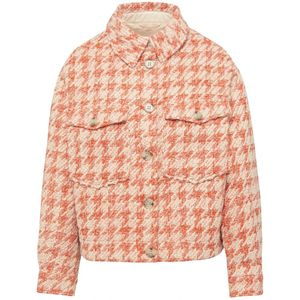 Boucléjas - Geruit - Tussenjas