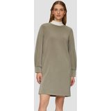 Cocktailjurk - Effen - Lange Mouw - Knielengte - Normale Pasvorm