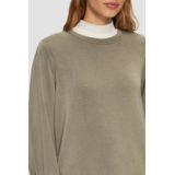 Cocktailjurk - Effen - Lange Mouw - Knielengte - Normale Pasvorm