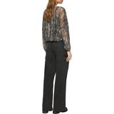 s.Oliver - Blouseshirt - Grijs - Dierenprint - Lange Mouw