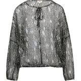 s.Oliver - Blouseshirt - Grijs - Dierenprint - Lange Mouw