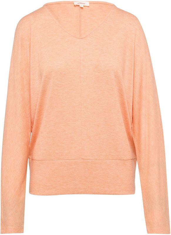 Shirt - Lange Mouwen - Fijn Gebreide Look