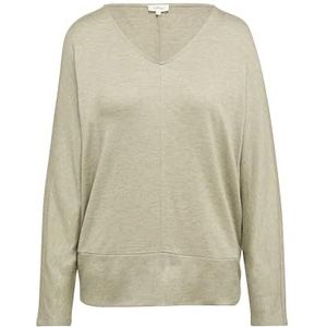 s.Oliver - Gebreide Trui - Lichtkaki - Viscose - Lange Mouwen