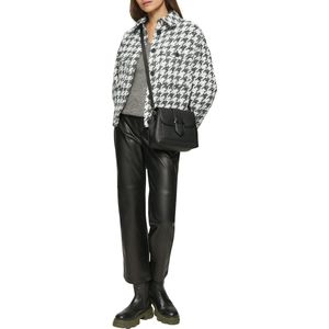 Gebreide Trui - Dark Grey Melange - Zonder Capuchon - V-hals - Gemêleerde Look