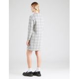 s.Oliver - Jurk - Ecru/Zwart - Sweatstof - Geruit